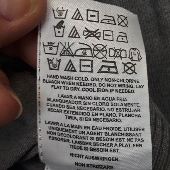 Guess Gray Zipper hem detail Cowl Neck Sweater - Picture 6 of 8